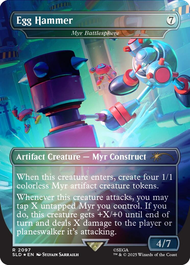 Egg Hammer - Myr Battlesphere (Rainbow Foil) [Secret Lair Drop Series] | Exor Games Truro