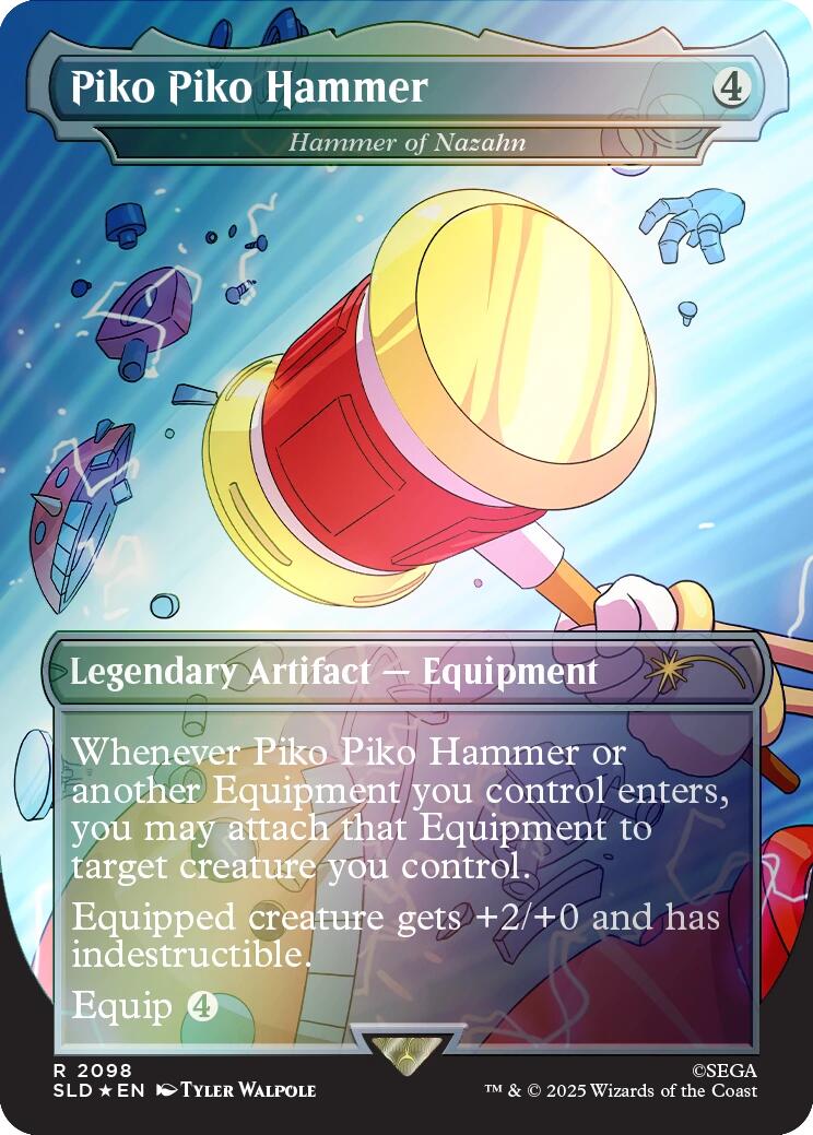 Piko Piko Hammer - Hammer of Nazahn (Rainbow Foil) [Secret Lair Drop Series] | Exor Games Truro
