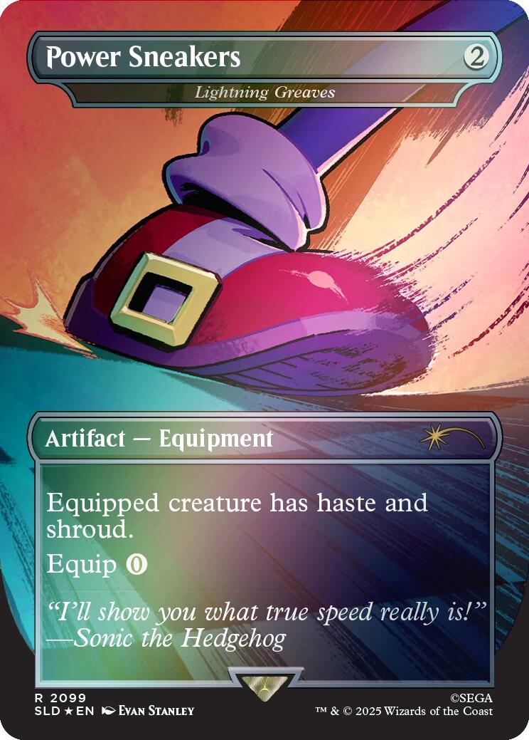 Power Sneakers - Lightning Greaves (Rainbow Foil) [Secret Lair Drop Series] | Exor Games Truro