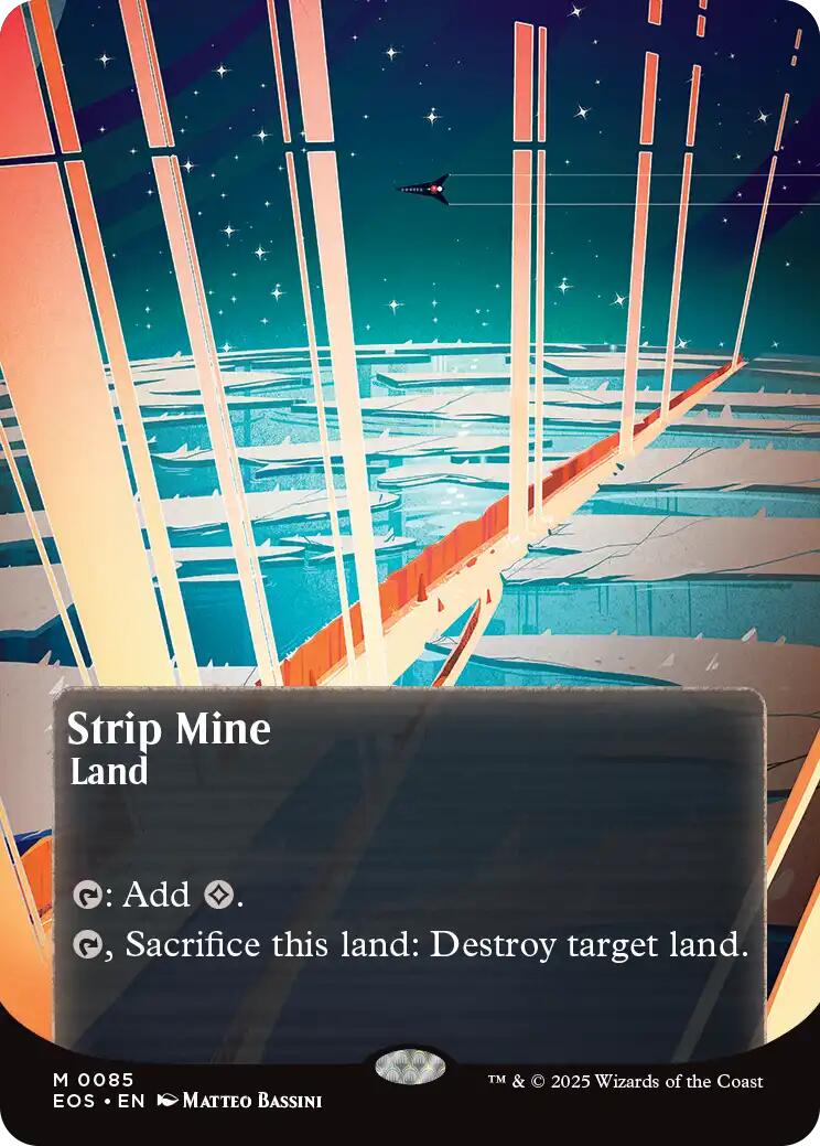 Strip Mine (0085) (Borderless) [Edge of Eternities: Stellar Sights] | Exor Games Truro