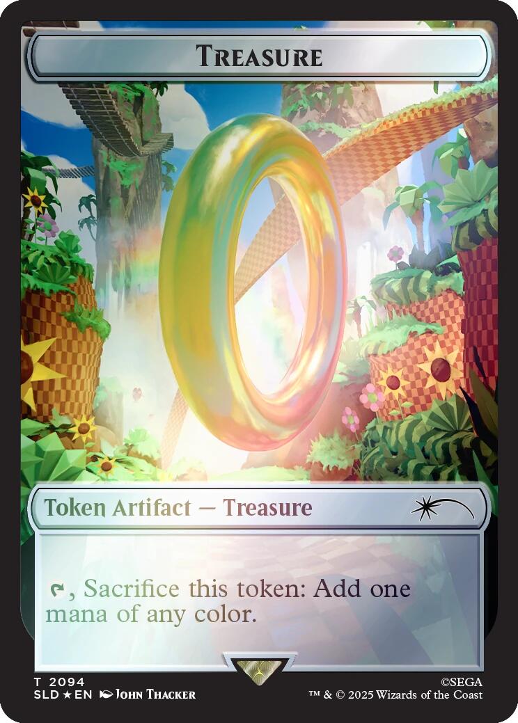 Treasure Token (2094) (Rainbow Foil) [Secret Lair Drop Series] | Exor Games Truro