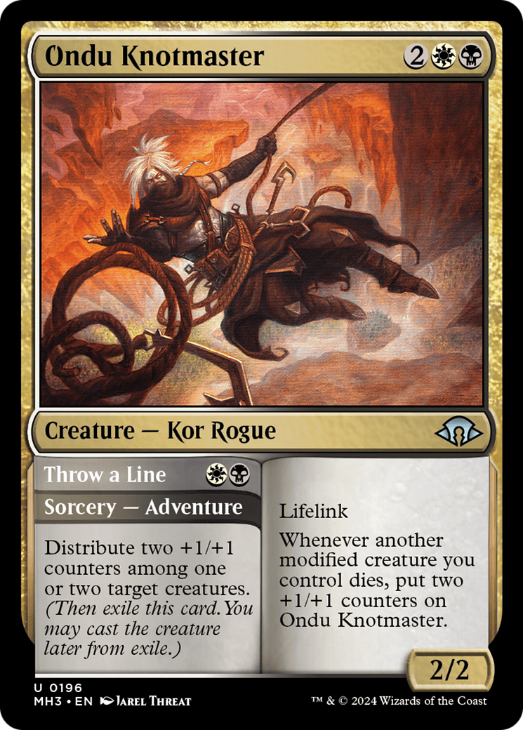 Ondu Knotmaster // Throw a Line [Modern Horizons 3] | Exor Games Truro