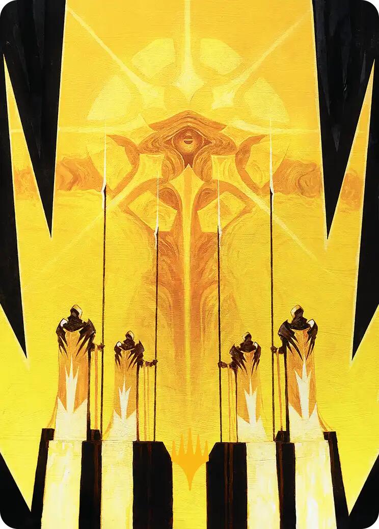 Hardlight Containment Art Card (Gold-Stamped Planeswalker Symbol) [Edge of Eternities Art Series] | Exor Games Truro