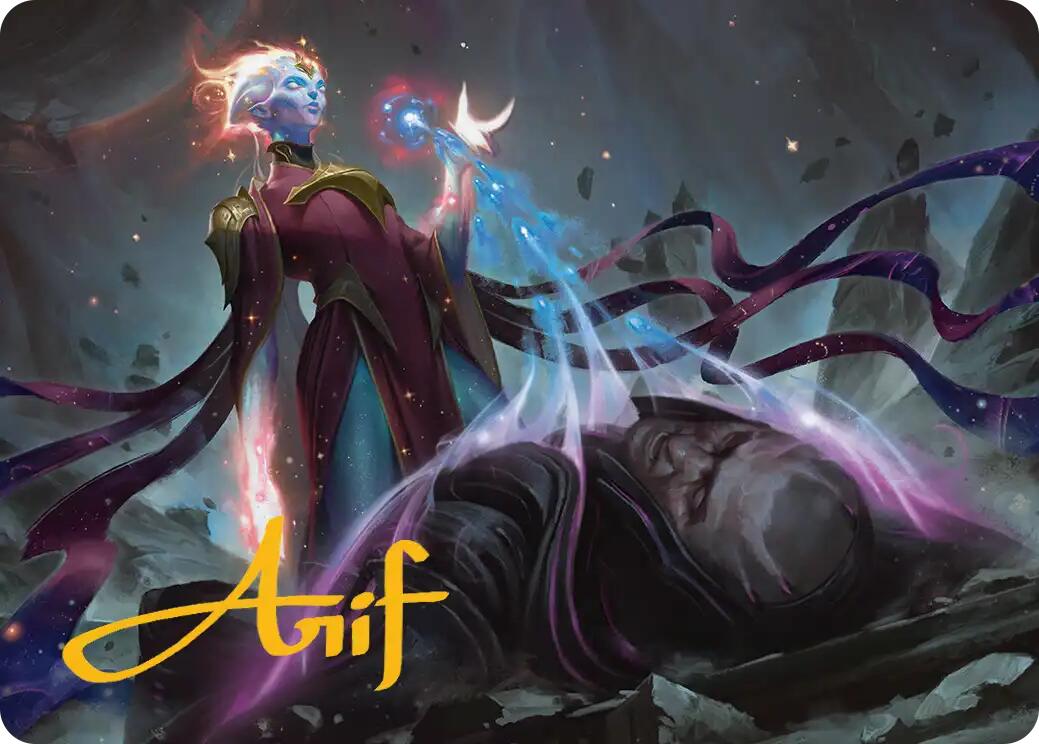 Lightstall Inquisitor Art Card (Gold-Stamped Signature) [Edge of Eternities Art Series] | Exor Games Truro