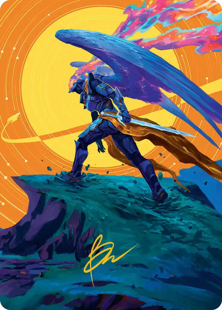 Astelli Reclaimer Art Card (Gold-Stamped Signature) [Edge of Eternities Art Series] | Exor Games Truro