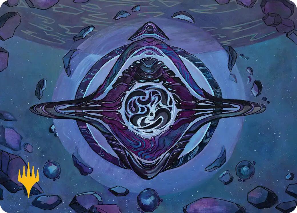 Archenemy's Charm Art Card (Gold-Stamped Planeswalker Symbol) [Edge of Eternities Art Series] | Exor Games Truro