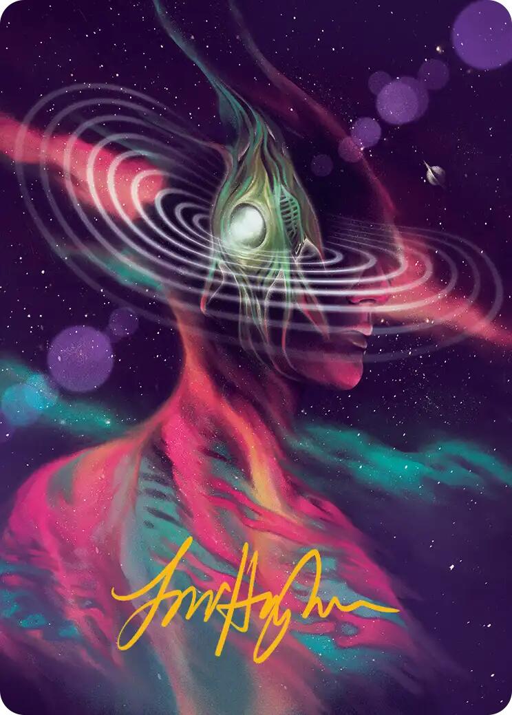 Terrasymbiosis Art Card (Gold-Stamped Signature) [Edge of Eternities Art Series] | Exor Games Truro