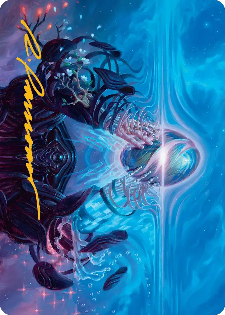The Endstone Art Card (Gold-Stamped Signature) [Edge of Eternities Art Series] | Exor Games Truro