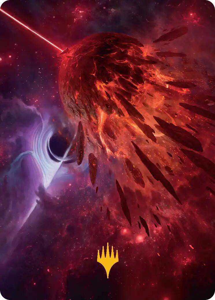 Kavaron, Memorial World Art Card (Gold-Stamped Planeswalker Symbol) [Edge of Eternities Art Series] | Exor Games Truro