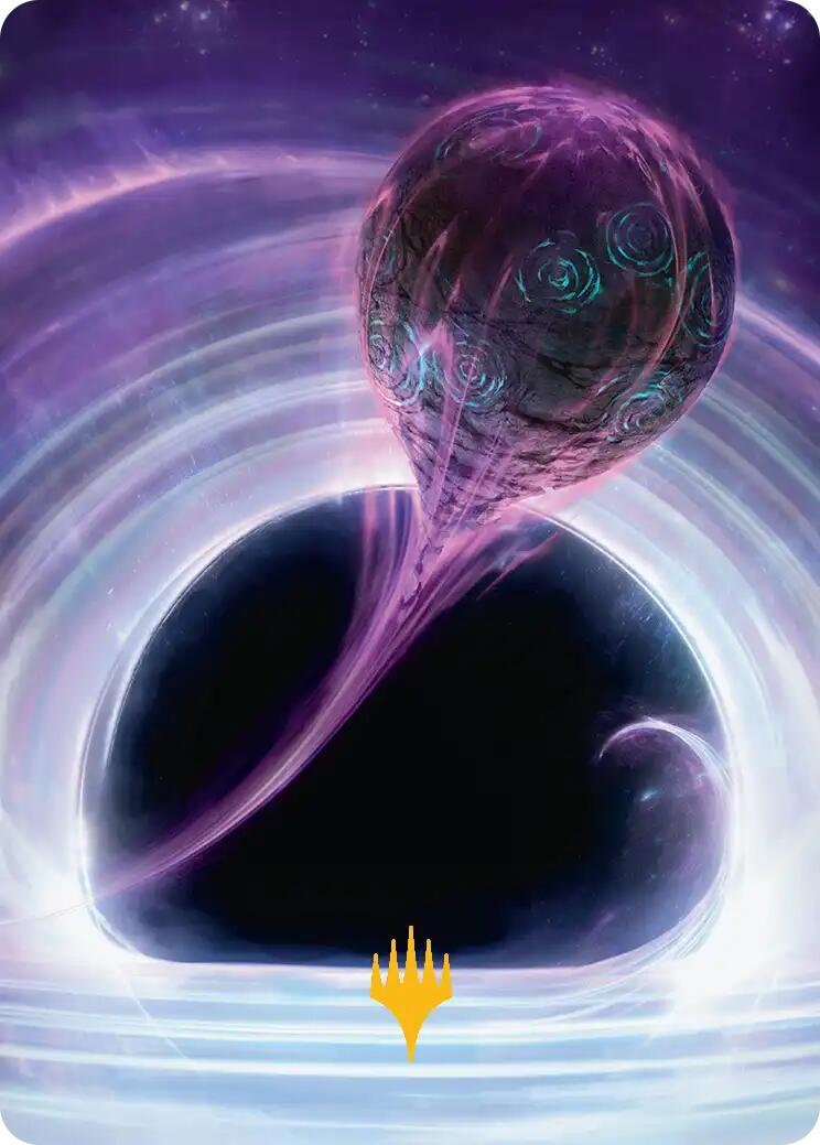 Susur Secundi, Void Altar Art Card (Gold-Stamped Planeswalker Symbol) [Edge of Eternities Art Series] | Exor Games Truro