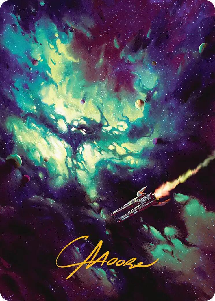 Blinkmoth Nexus Art Card (Gold-Stamped Signature) [Edge of Eternities Art Series] | Exor Games Truro