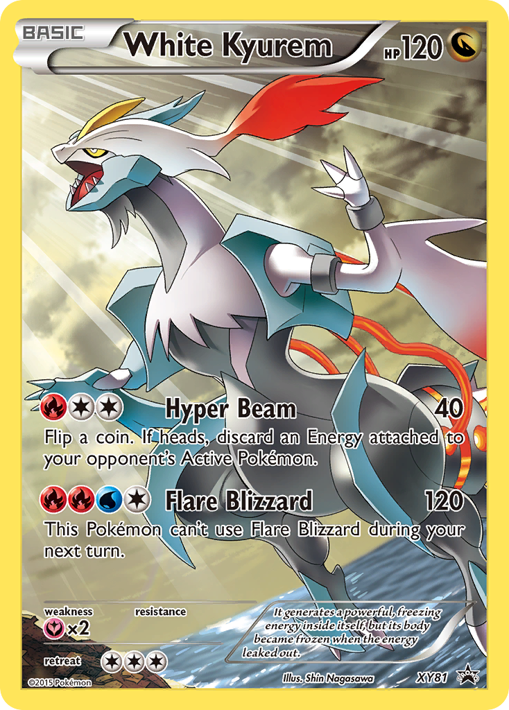 White Kyurem (XY81) (Full Art Promo) [XY: Black Star Promos] | Exor Games Truro