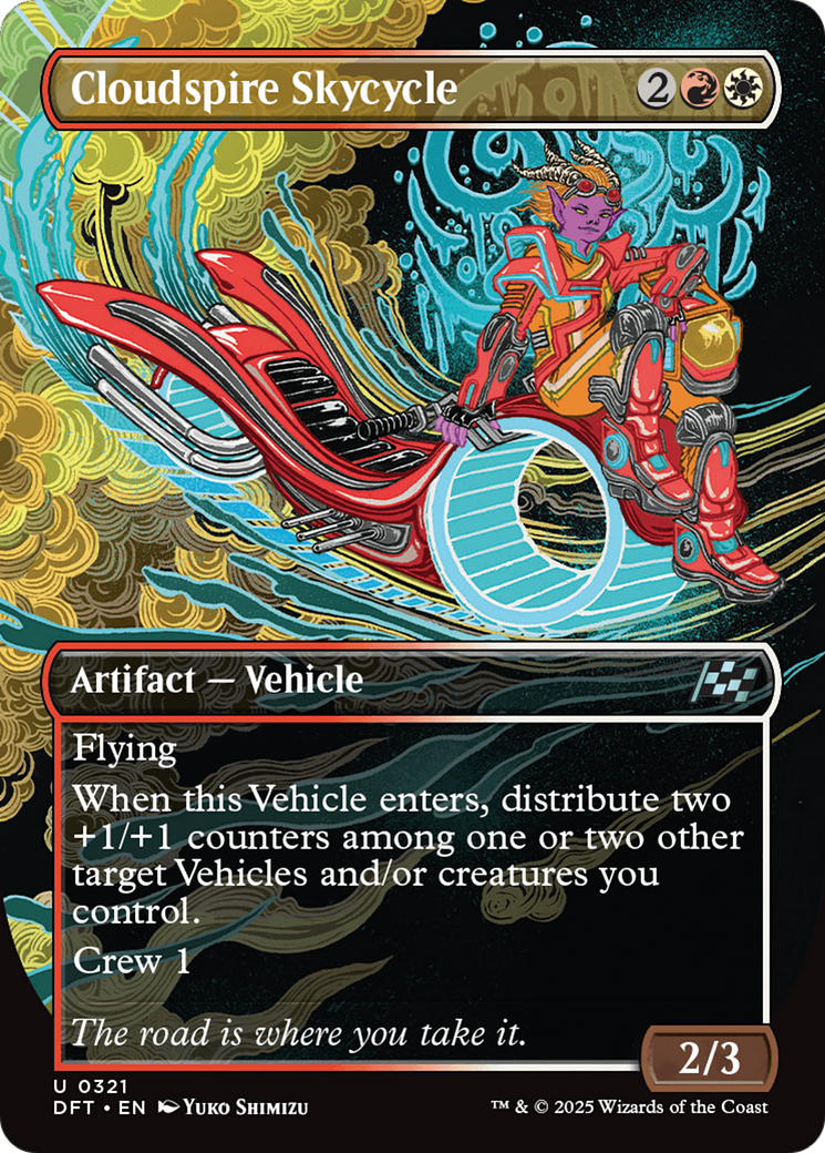 Cloudspire Skycycle (Borderless) [Aetherdrift] | Exor Games Truro