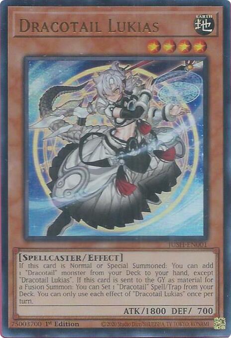 Dracotail Lukias [JUSH-EN001] Ultra Rare | Exor Games Truro