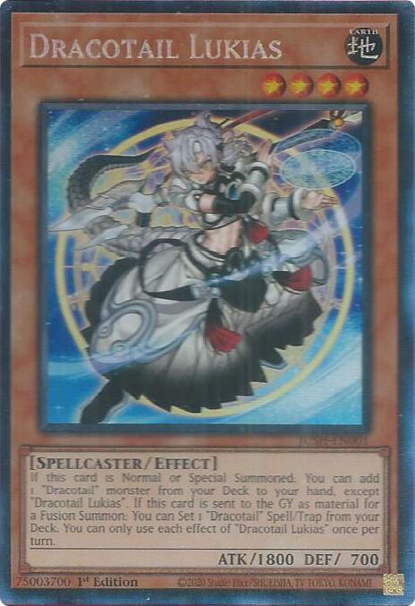 Dracotail Lukias (CR) [JUSH-EN001] Collector's Rare | Exor Games Truro