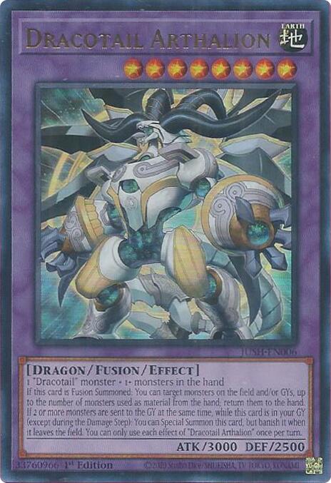 Dracotail Arthalion [JUSH-EN006] Ultra Rare | Exor Games Truro