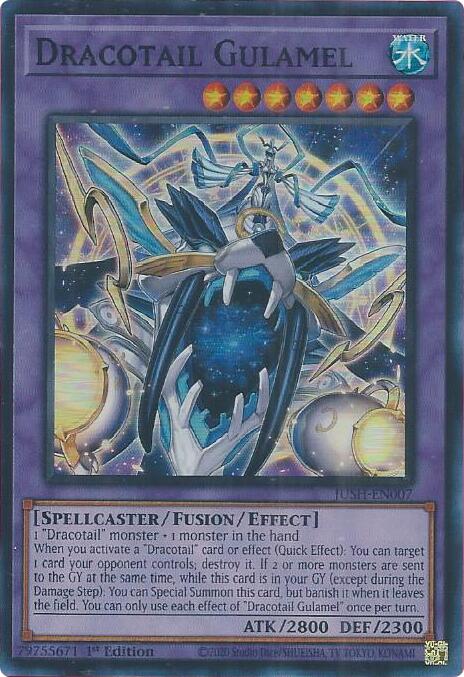 Dracotail Gulamel (Super Rare) [JUSH-EN007] Super Rare | Exor Games Truro