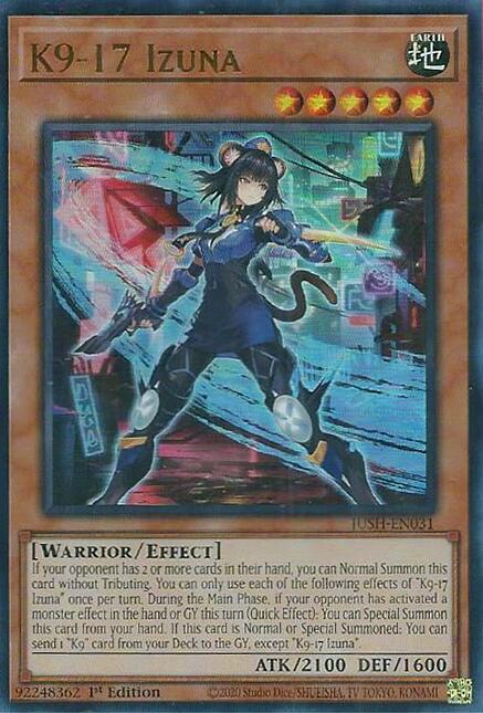 K9-17 Izuna [JUSH-EN031] Ultra Rare | Exor Games Truro