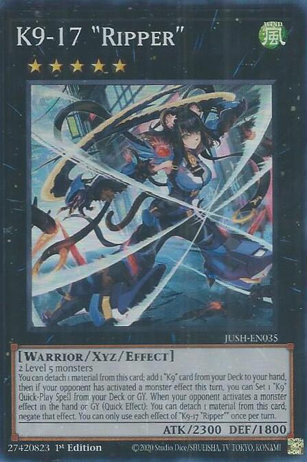 K9-17 "Ripper" [JUSH-EN035] Super Rare | Exor Games Truro