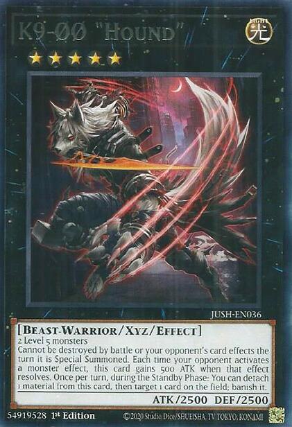 K9-00 "Hound" [JUSH-EN036] Rare | Exor Games Truro