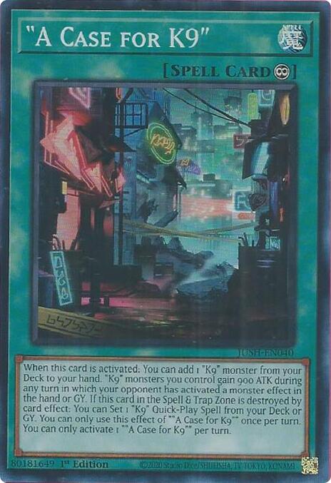"A Case for K9" [JUSH-EN040] Super Rare | Exor Games Truro