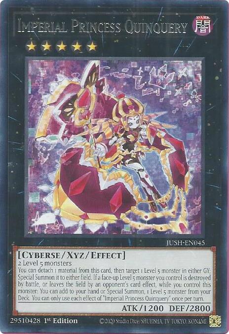 Imperial Princess Quinquery [JUSH-EN045] Rare | Exor Games Truro