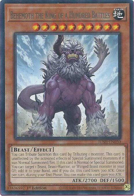 Behemoth the King of a Hundred Battles [JUSH-EN050] Rare | Exor Games Truro
