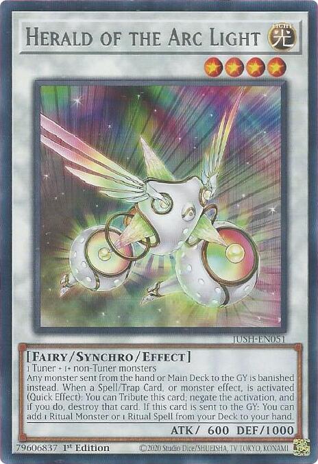 Herald of the Arc Light [JUSH-EN051] Rare | Exor Games Truro