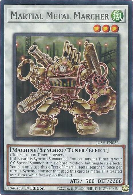 Martial Metal Marcher [JUSH-EN052] Rare | Exor Games Truro