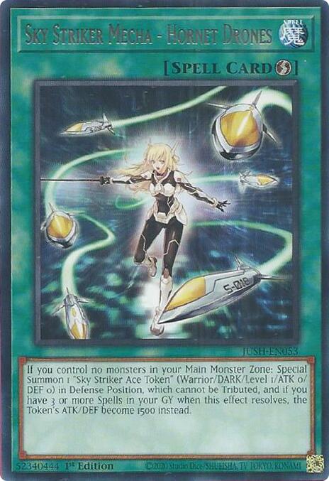 Sky Striker Mecha - Hornet Drones [JUSH-EN053] Rare | Exor Games Truro