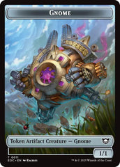 Gnome // Golem (0014) Double-Sided Token [Edge of Eternities Commander Tokens] | Exor Games Truro