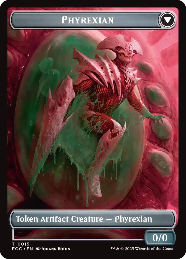 Incubator // Phyrexian Double-Sided Token [Edge of Eternities Commander Tokens] | Exor Games Truro