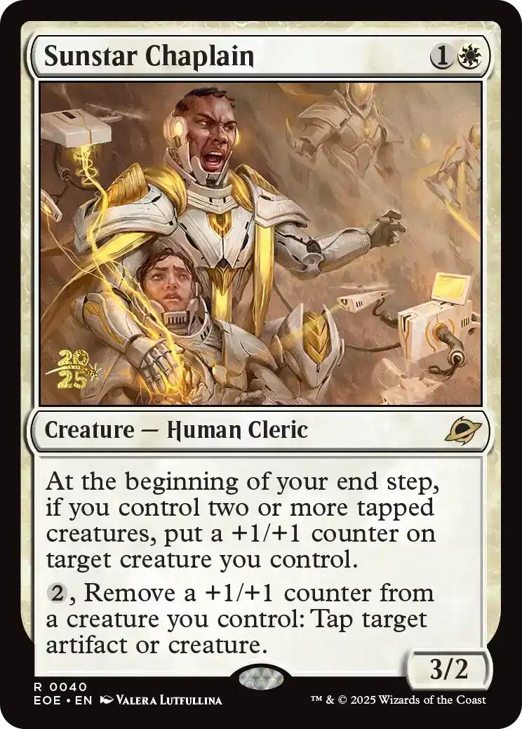 Sunstar Chaplain [Edge of Eternities Prerelease Promos] | Exor Games Truro