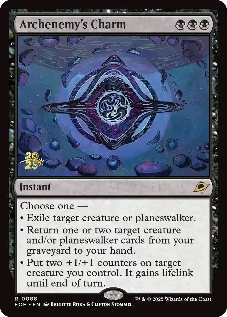 Archenemy's Charm [Edge of Eternities Prerelease Promos] | Exor Games Truro