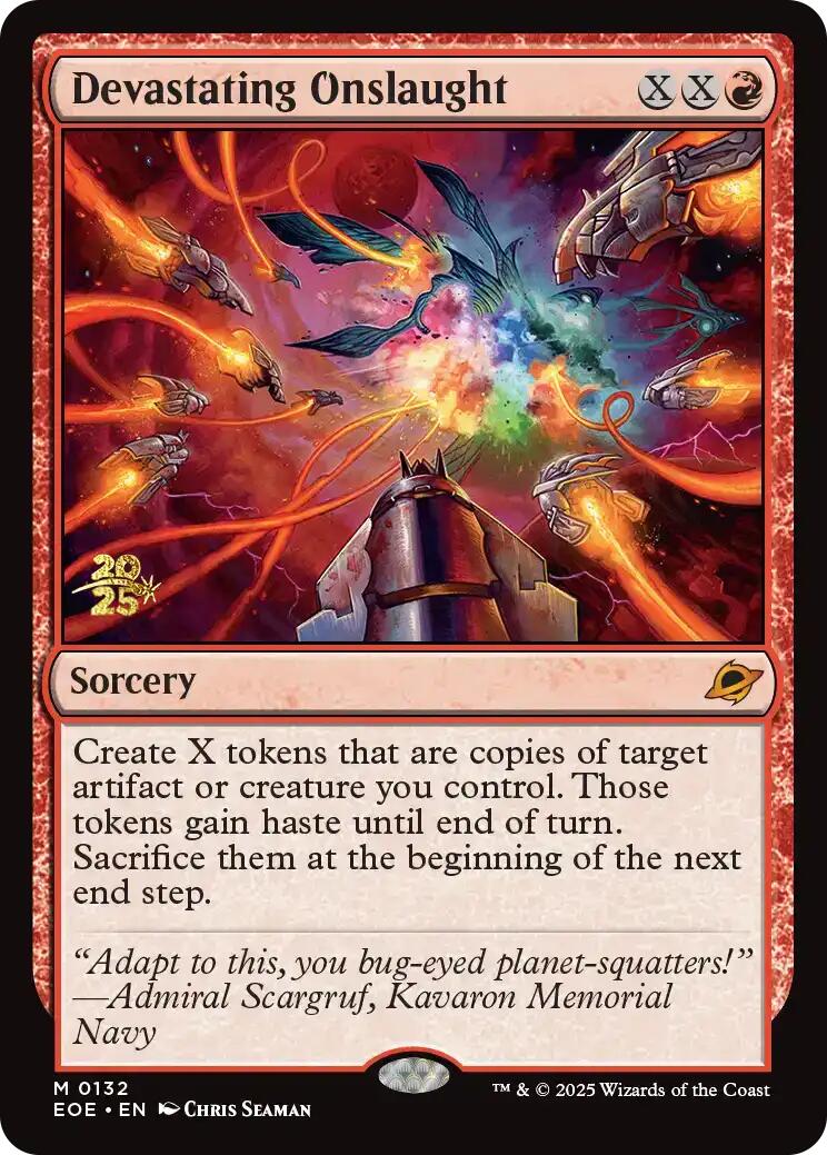 Devastating Onslaught [Edge of Eternities Prerelease Promos] | Exor Games Truro