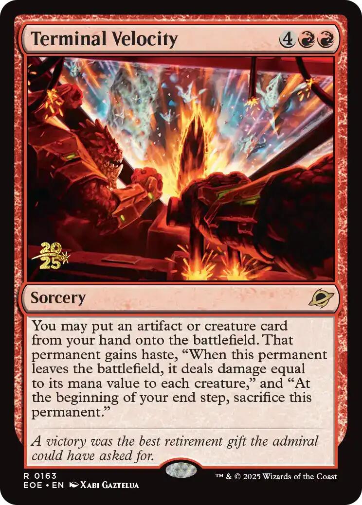 Terminal Velocity [Edge of Eternities Prerelease Promos] | Exor Games Truro