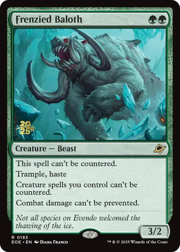 Frenzied Baloth [Edge of Eternities Prerelease Promos] | Exor Games Truro