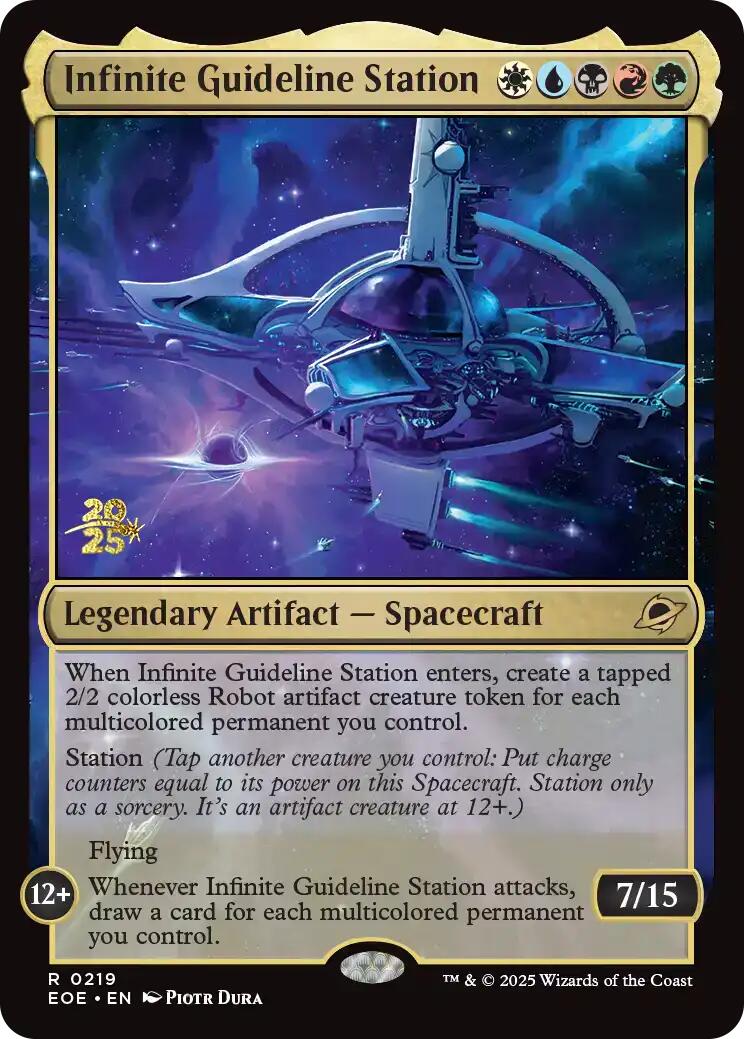 Infinite Guideline Station [Edge of Eternities Prerelease Promos] | Exor Games Truro