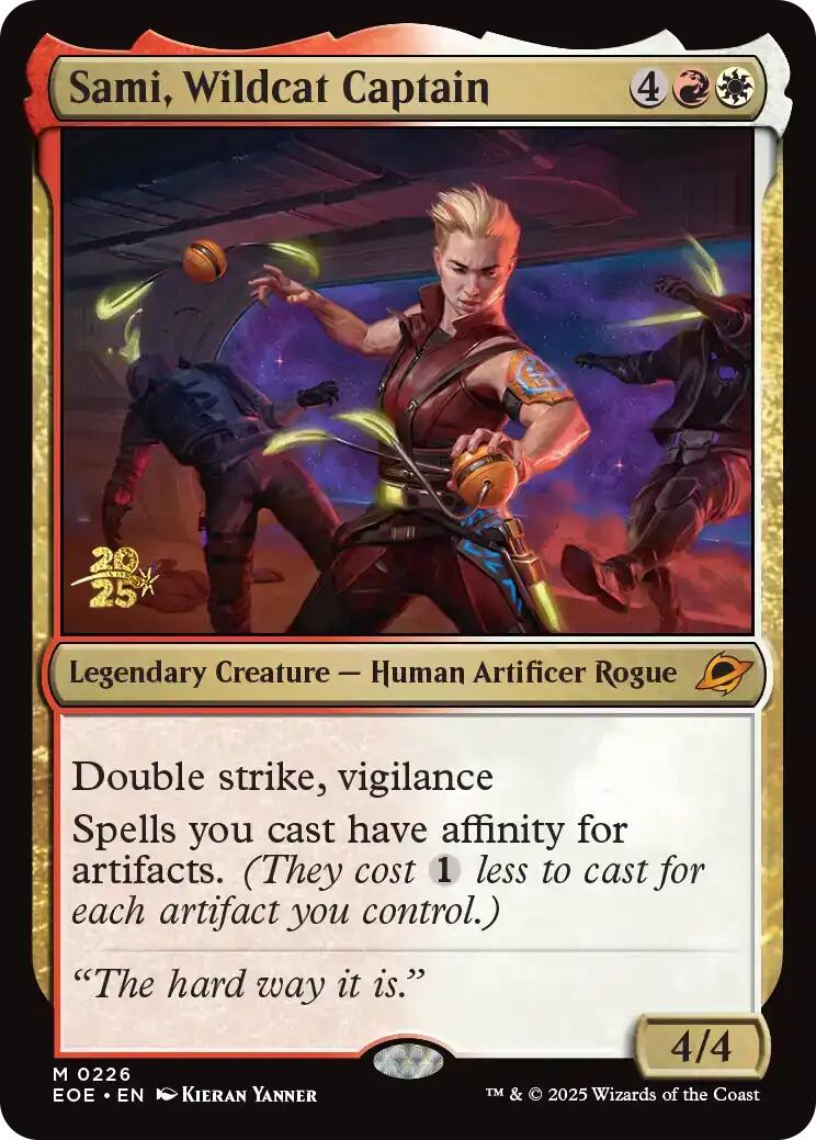 Sami, Wildcat Captain [Edge of Eternities Prerelease Promos] | Exor Games Truro