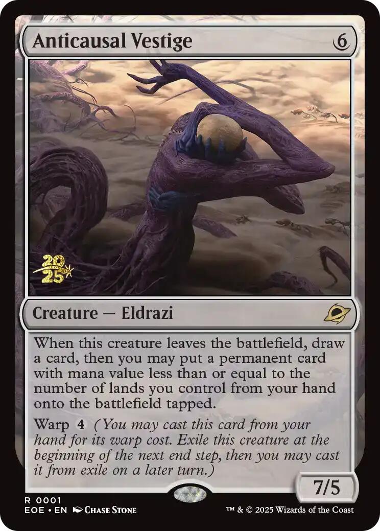 Anticausal Vestige [Edge of Eternities Prerelease Promos] | Exor Games Truro