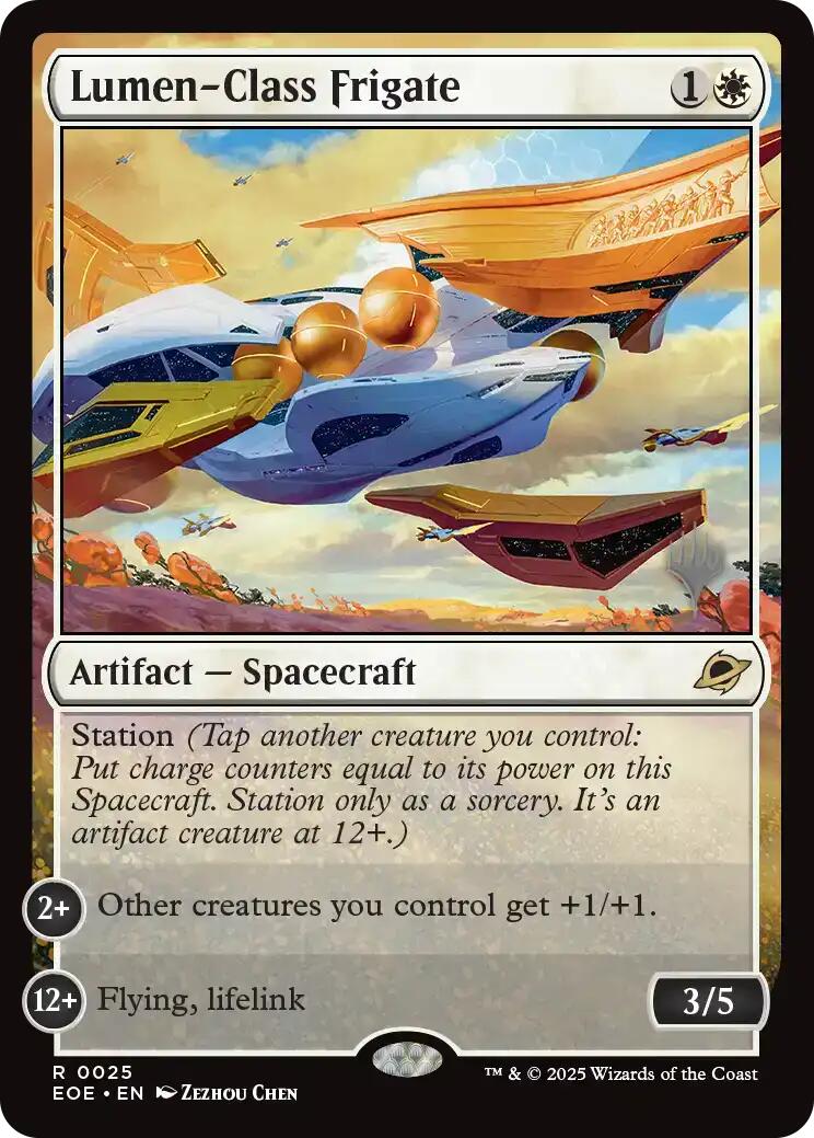 Lumen-Class Frigate [Edge of Eternities Promo Pack] | Exor Games Truro