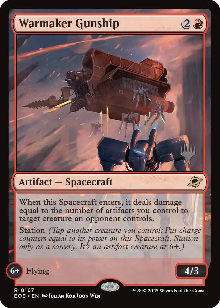 Warmaker Gunship [Edge of Eternities Promo Pack] | Exor Games Truro