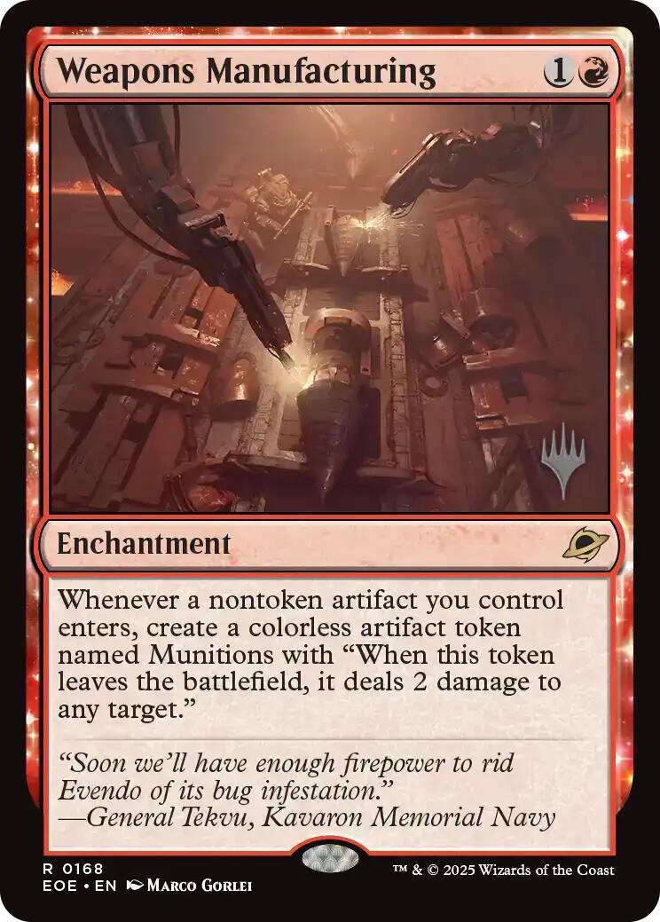 Weapons Manufacturing [Edge of Eternities Promo Pack] | Exor Games Truro