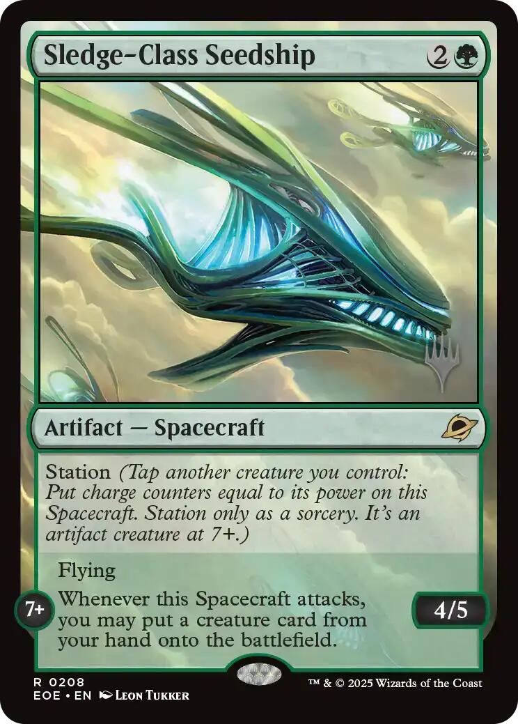 Sledge-Class Seedship [Edge of Eternities Promo Pack] | Exor Games Truro