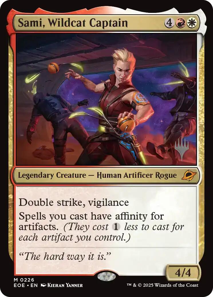 Sami, Wildcat Captain [Edge of Eternities Promo Pack] | Exor Games Truro
