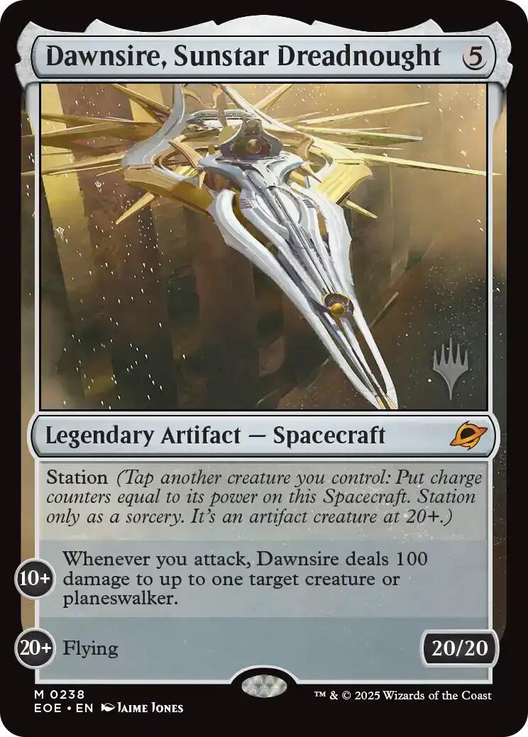 Dawnsire, Sunstar Dreadnought [Edge of Eternities Promo Pack] | Exor Games Truro