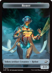 Robot // Lander (0004) Double-Sided Token [Edge of Eternities Tokens] | Exor Games Truro