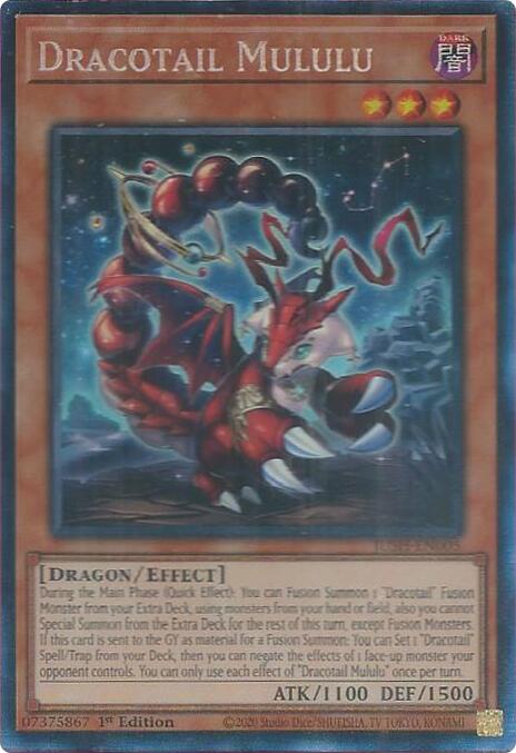 Dracotail Mululu (CR) [JUSH-EN005] Collector's Rare | Exor Games Truro