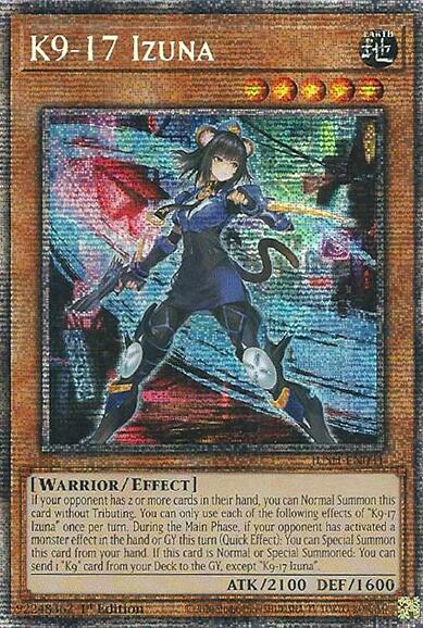 K9-17 Izuna (Starlight Rare) [JUSH-EN031] Starlight Rare | Exor Games Truro