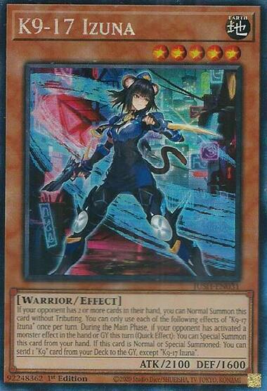 K9-17 Izuna (CR) [JUSH-EN031] Collector's Rare | Exor Games Truro
